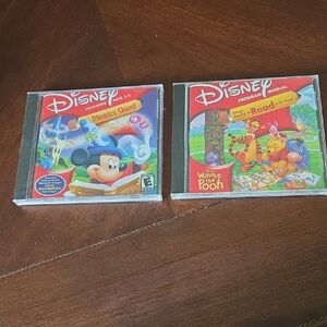 (J40) Disney Learning CD-rom Set - Mickey Mouse and Winnie the Pooh Adventure
